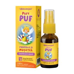 PufyPUF propolis și mușețel spray, 20 ml, Dacia Plant