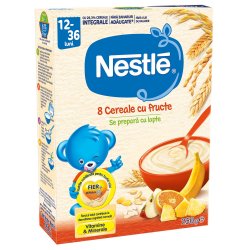 8 Cereale cu fructe, 1-3 ani, 250 g, Nestle