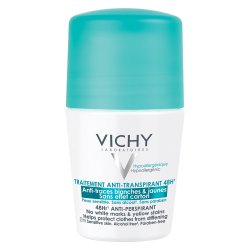 Roll-on antiperspirant fără pete albe 48 H, 50 ml, Vichy