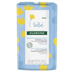 Săpun solid delicat ultra-bogat, 250 g, Klorane Bebe