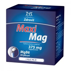MaxiMag, 375 mg, 20 plicuri, Zdrovit