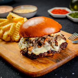 Truffle & Mushroom Burger image