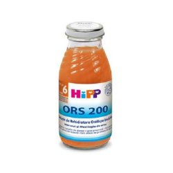 Bautura impotriva diareei cu morcov si orez ORS 200, +4 luni, 200 ml, Hipp