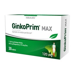 GinkoPrim Max 120mg, 30 tablete, Walmark