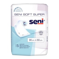 Aleze de protecţie Seni Soft Super, 90 cm x 60 cm, 5 bucati, Tzmo Sa