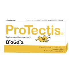 Protectis aroma de căpșuni, 10 tablete masticabile, Ewopharma