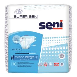 Scutece cu sistem închis Super Seni, Extra large, 10 bucati, Tzmo Sa