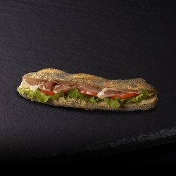 Sandwich pavot jambon cru image