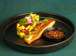 Salmon Teriyaki with Mango image