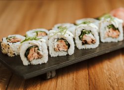 Salmon Teriyaki Roll image