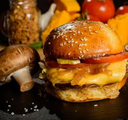 Burger vegetarian image