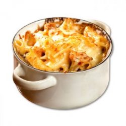 Penne cu pui si branza la cuptor 1 portie image