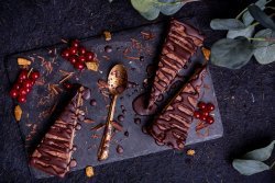 50027 Tartă cu ciocolată și caramel (Produs Congelat) image