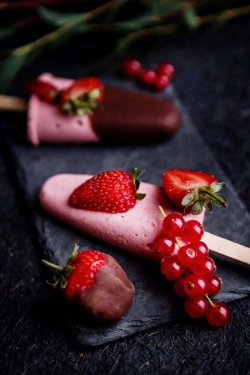 Înghețată cu căpșuni image