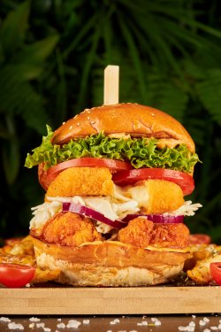 Chicken burger image