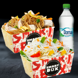 Combo 3: Salată thai smart + noodles pui smart + apă plată  image