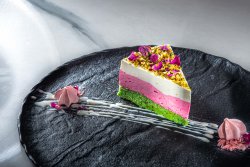 Rose cheesecake image