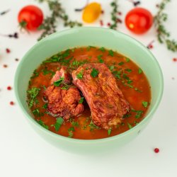 Ciorbă de fasole cu afumătură image