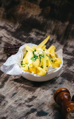 French Fries with Parsley and Parmesan image