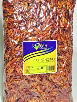 Peperoncino Intero Cayenna Busta 1000 g