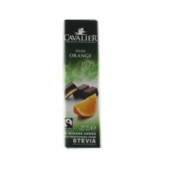 Ciocolată neagră ștevie portocale Cavalier 40g MEL image