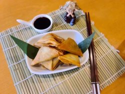 Curry samosa image