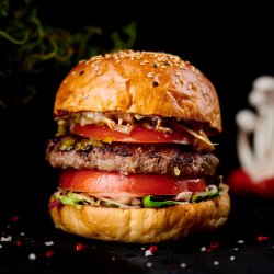 Vegetarian Trickshot Burger  image