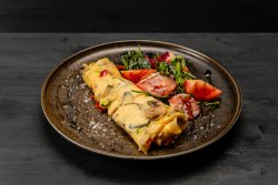 Vegetable omelet image