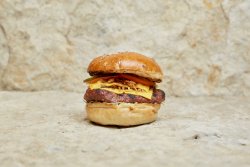 Meniu Cheesy Onion Burger image