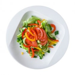 Salată de roșii și castraveți  image