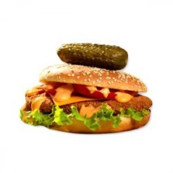 Chicken burger Menu image