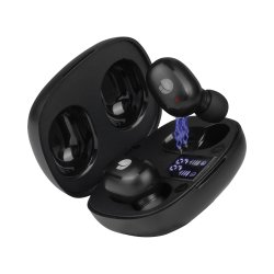Căști Bluetooth In-Ear NGS Artica Jewel, redare până la 5 ore, negre