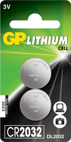 Baterie buton litiu GP 3V 2buc/blister