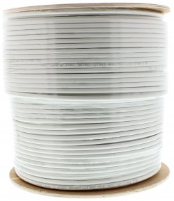 Cablu coaxial RG6, 75R,fire otel cuprat,ecranat cu folie Al+Al&Mg 48X0.12, 1 ml, Well