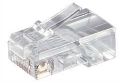 Mufa CAT 5 RJ45 (8P8C) neecranat pentru cablu rotund