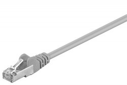Cablu UTP CAT5E mufat 5m, patch cord GRI