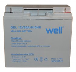 Acumulator plumb acid cu gel 12V 20Ah Well