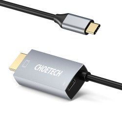 Cablu USB-C - HDMI Choetech XCH-M180, PD 60W 1.8m, negru