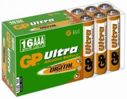 Baterie alcalină Ultra R3 (AAA) 16 buc/cutie GP