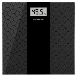 Cântar de baie digital G3Ferrari Oro-Nero, afisaj LCD, negru