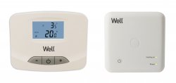 Termostat electronic cu afișaj digital wireless Well