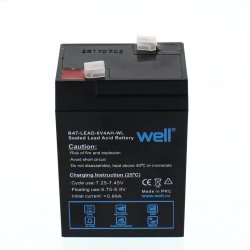 Acumulator plumb acid 6V 4AH, Well