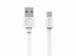 Cablu USB 2.0/ USB C, 1.5m, alb, Allocacoc