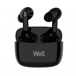 Căști Bluetooth TWS in-ear Well Boost negru image