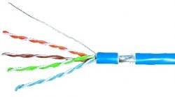 Cablu FTP cat.5e, 8 fire din cupru, 1ml, Schrack