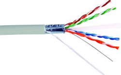 Cablu FTP cat.6, 8 fire din cupru, 1ml, Well