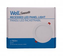 Panou LED Well rotund 12W 175mm 4000K 780lm