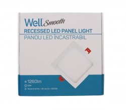 Panou LED Well pătrat 18W 224x224mm 4000K 1260lm