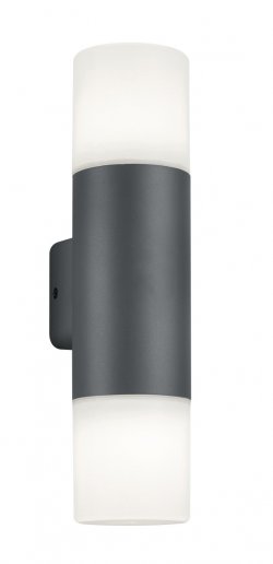 Aplică perete exterior Well Roma E27 60W IP44 gri închis