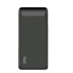 Acumulator extern powerbank 20000mAh 2.1A negru Well